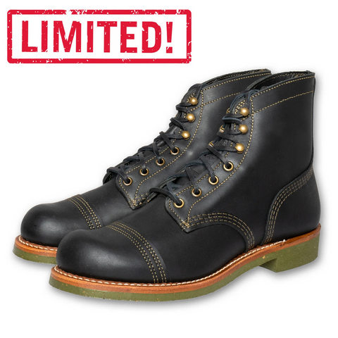 RED WING SHOES IRON RANGER 4331 RIDERS ROOM - BLACK HARNESS