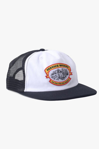 SERVICE WORKS SERVICE ALL YOU CAN EAT TRUCKER - BLACK / WHITE