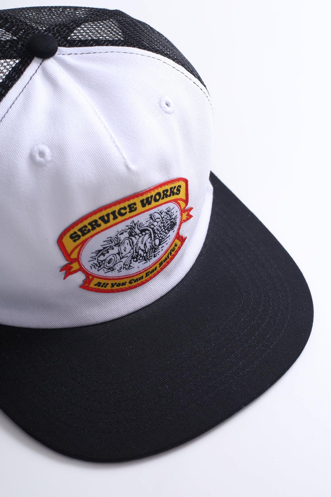 SERVICE WORKS SERVICE ALL YOU CAN EAT TRUCKER - BLACK / WHITE