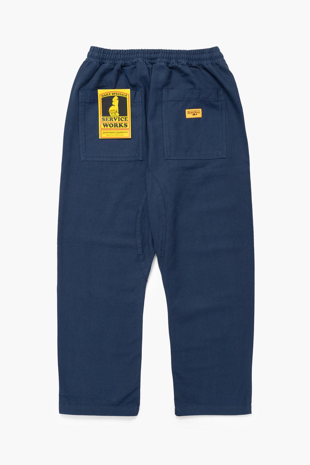 SERVICE WORKS CANVAS CHEF PANTS - NAVY