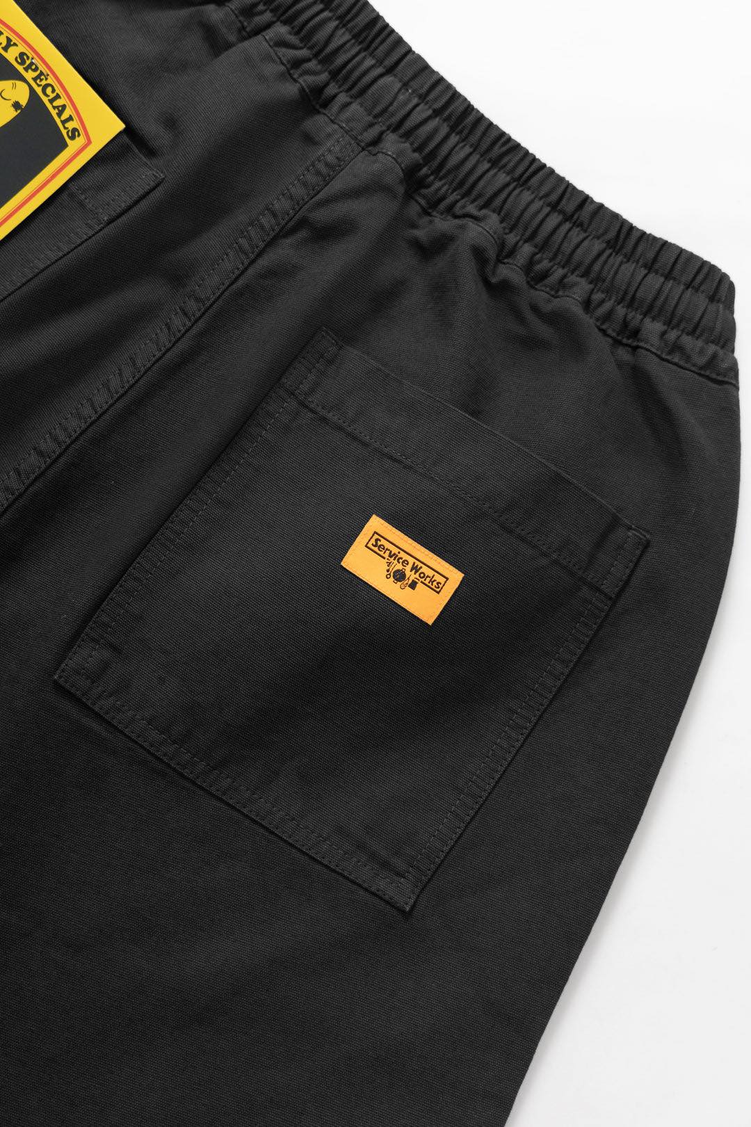 SERVICE WORKS CANVAS CHEF SHORTS - BLACK