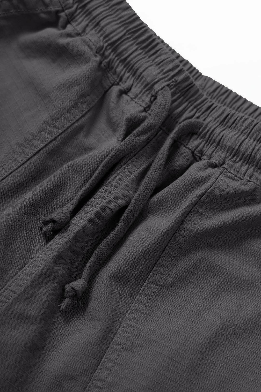 SERVICE WORKS RIPSTOP CHEF SHORTS - BLACK WASHED