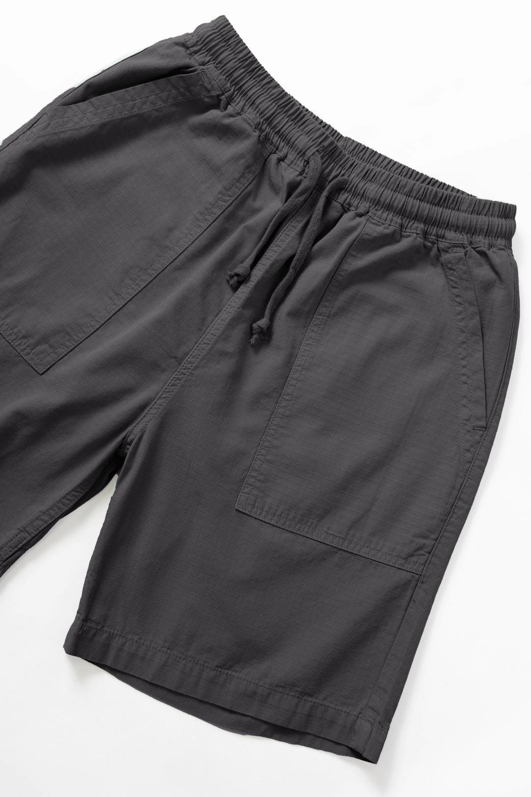 SERVICE WORKS RIPSTOP CHEF SHORTS - BLACK WASHED