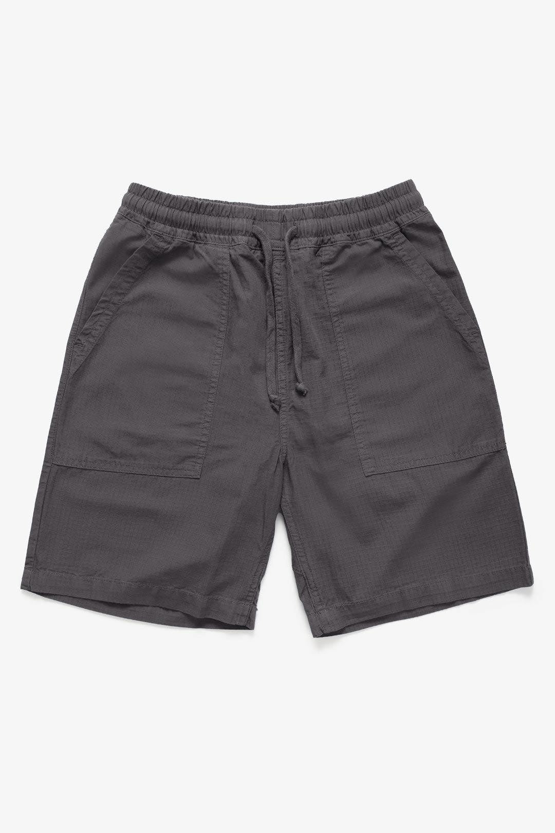 SERVICE WORKS RIPSTOP CHEF SHORTS - BLACK WASHED