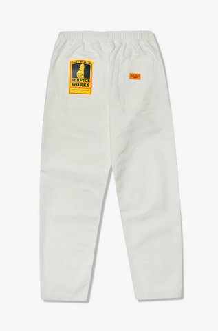 SERVICE WORKS CANVAS CHEF PANTS - WHITE