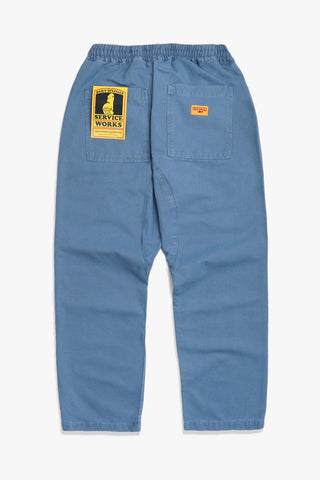 SERVICE WORKS CANVAS CHEF PANTS - WORK BLUE