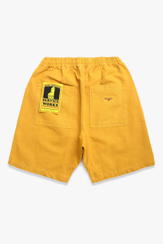 SERVICE WORKS CANVAS CHEF SHORTS - GOLD