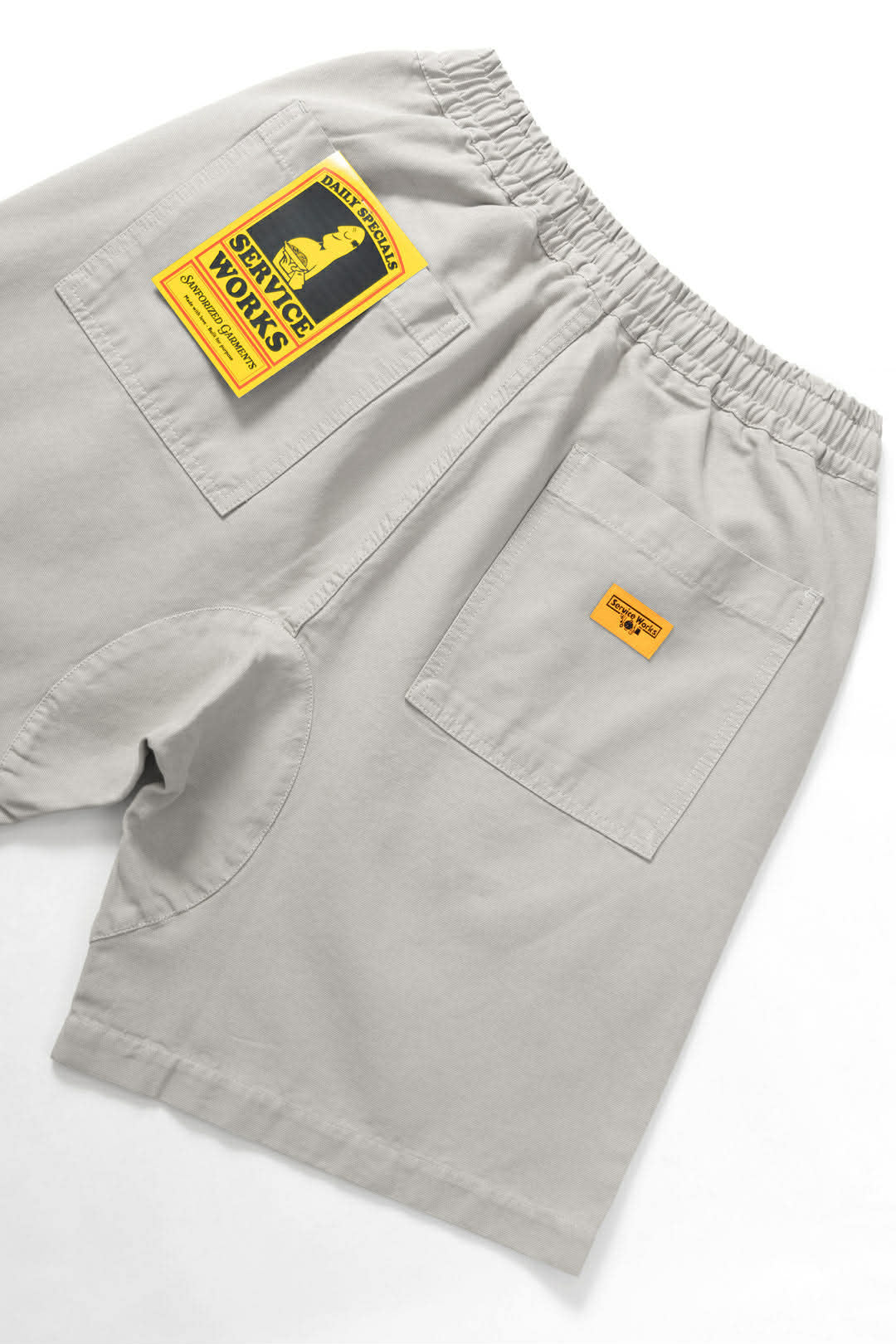SERVICE WORKS CANVAS CHEF SHORTS - STONE