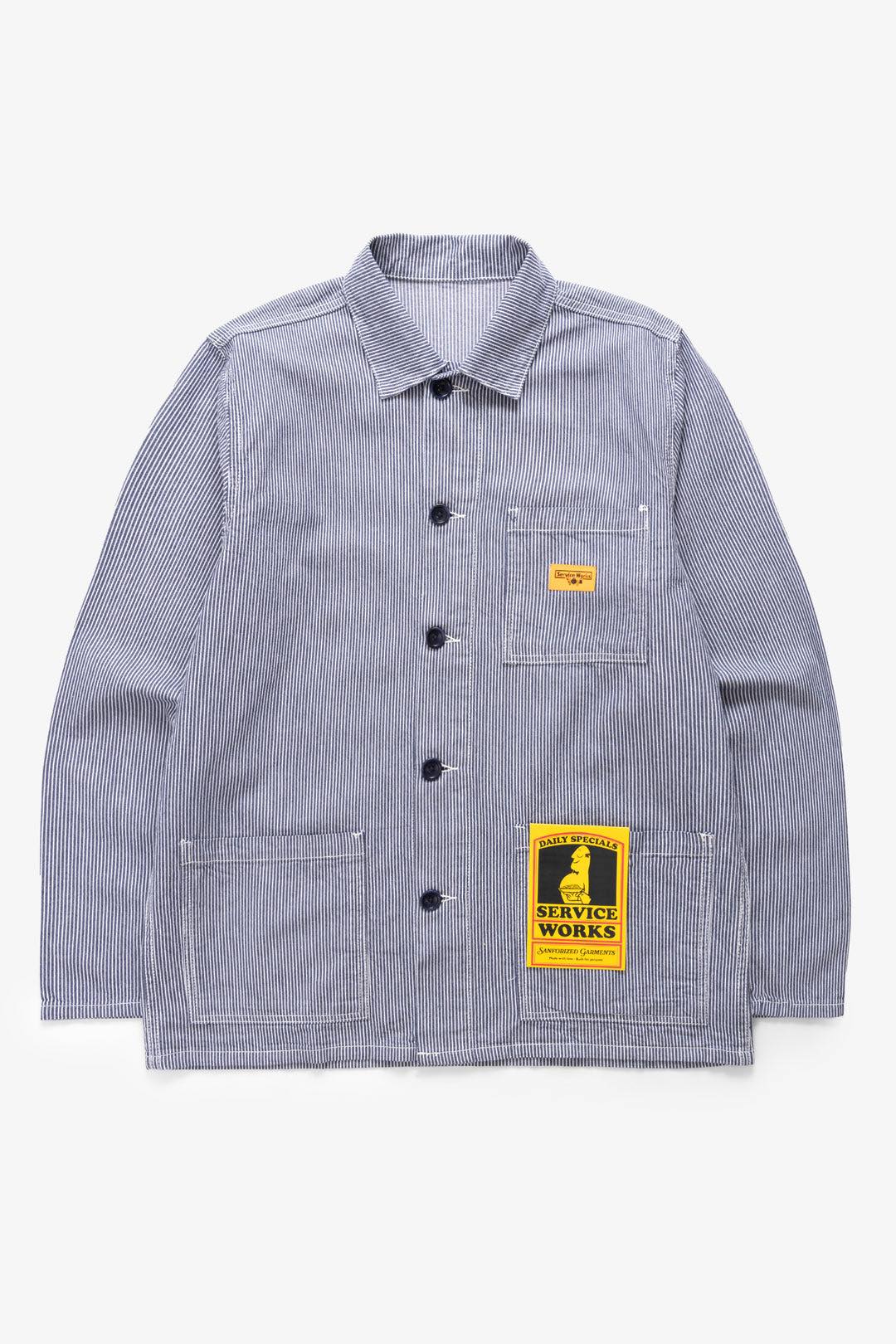 SERVICE WORKS CLASSIC CHORE SHIRT - HICKORY