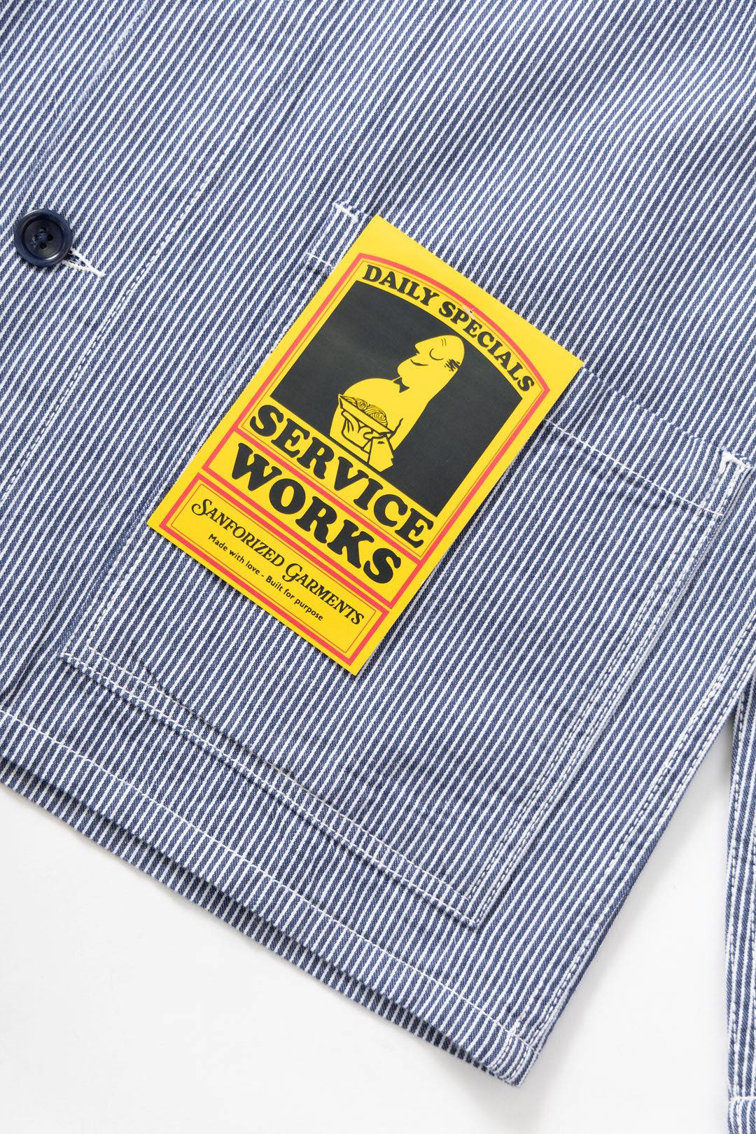 SERVICE WORKS CLASSIC CHORE SHIRT - HICKORY