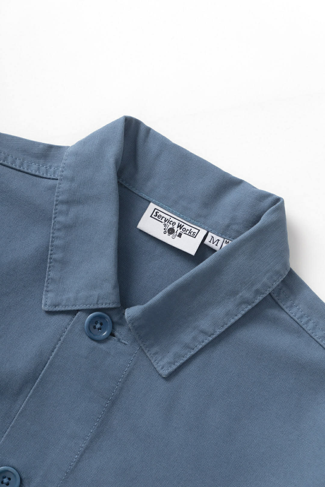 SERVICE WORKS CANVAS CHORE SHIRT - SLATE