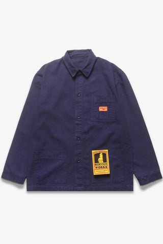 SERVICE WORKS CANVAS COVERALL JACKET - NAVY
