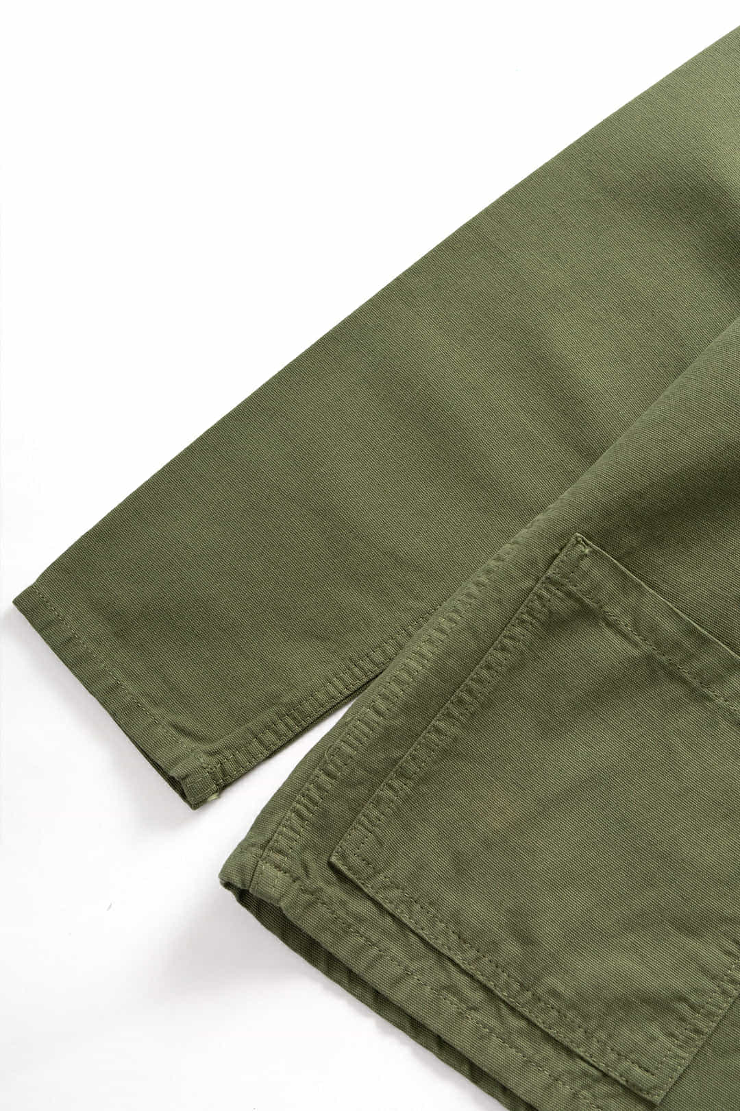 SERVICE WORKS CANVAS CHORE SHIRT - OLIVE
