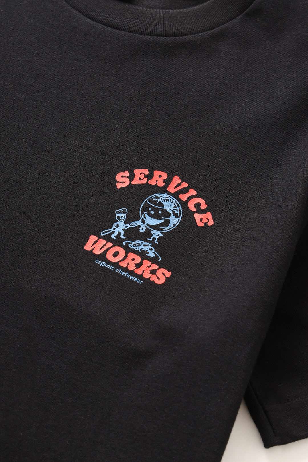 SERVICE WORKS ORGANIC CHEFSWEAR TEE - BLACK
