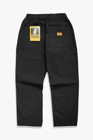 SERVICE WORKS RIPSTOP CHEF PANTS - BLACK