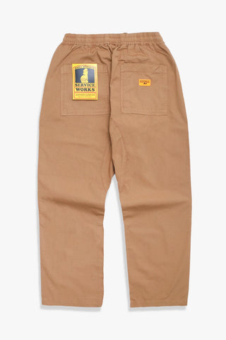 SERVICE WORKS RIPSTOP CHEF PANTS - MINK
