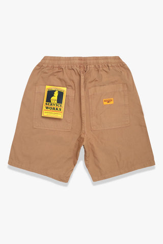 SERVICE WORKS RIPSTOP CHEF SHORTS - MINK