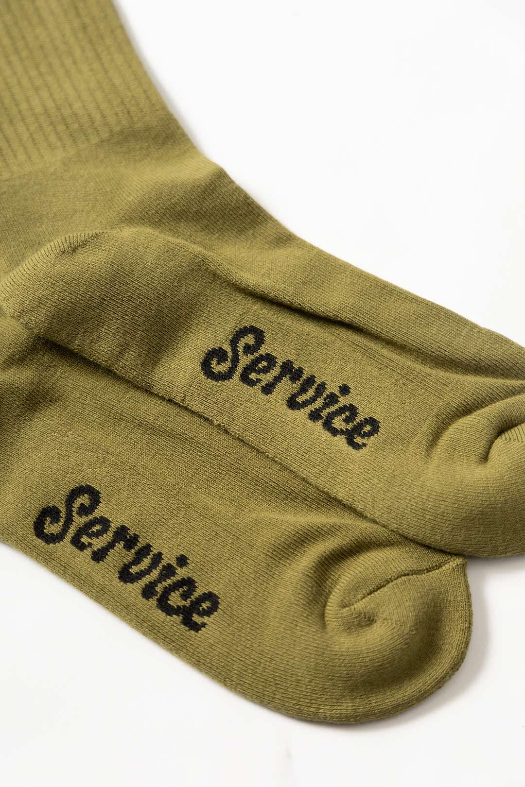 SERVICE WORKS SALT + PEPPER SOCKS - OLIVE