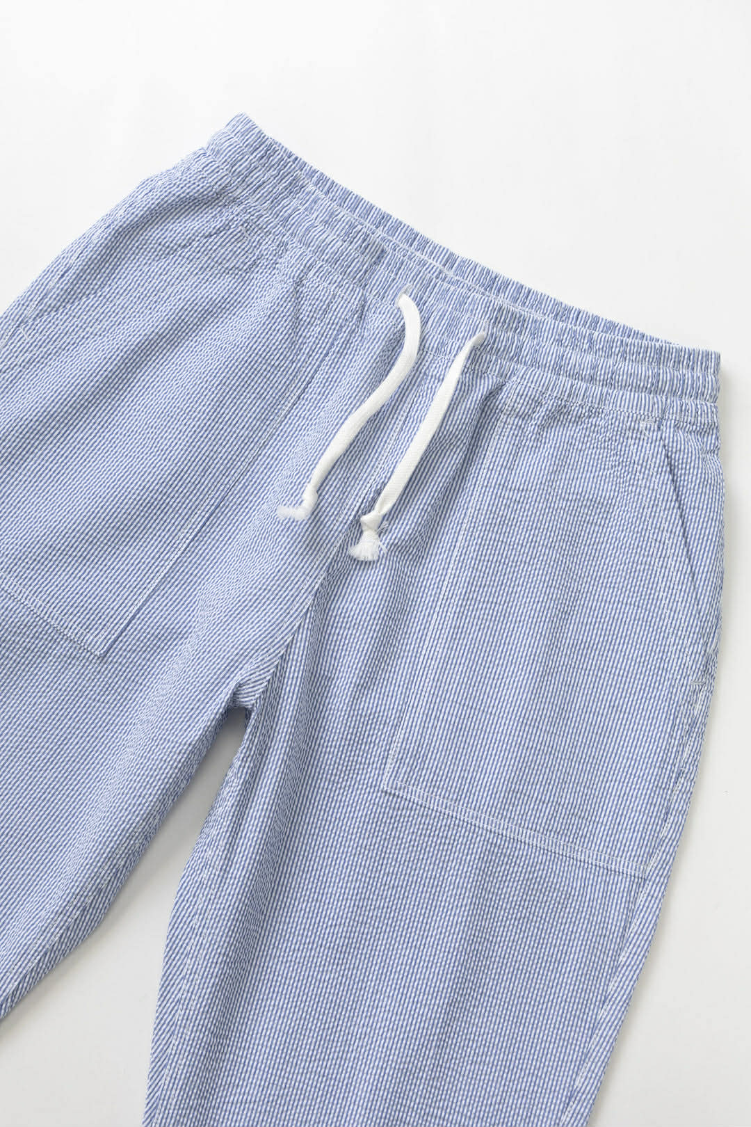SERVICE WORKS SEERSUCKER CHEF PANTS - NAVY STRIPE