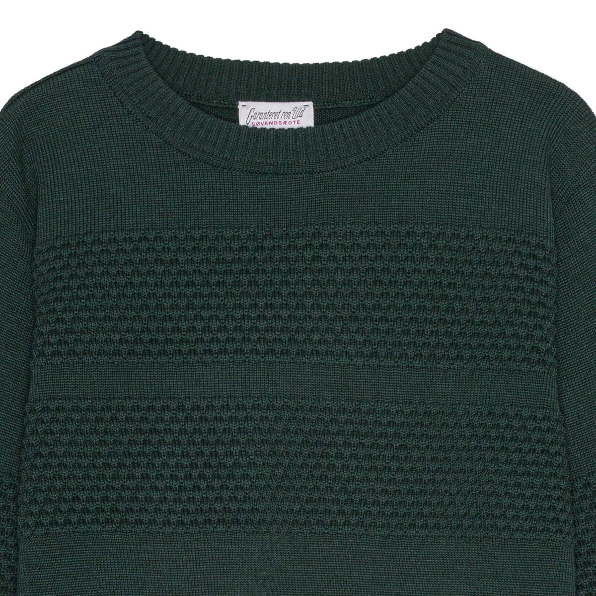 S.N.S. HERNING FISHERMAN CREW NECK - THUNDER GREEN