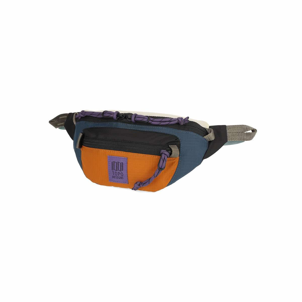 TOPO DESIGNS MOUNTAIN WAIST PACK - POND BLUE / SPICE