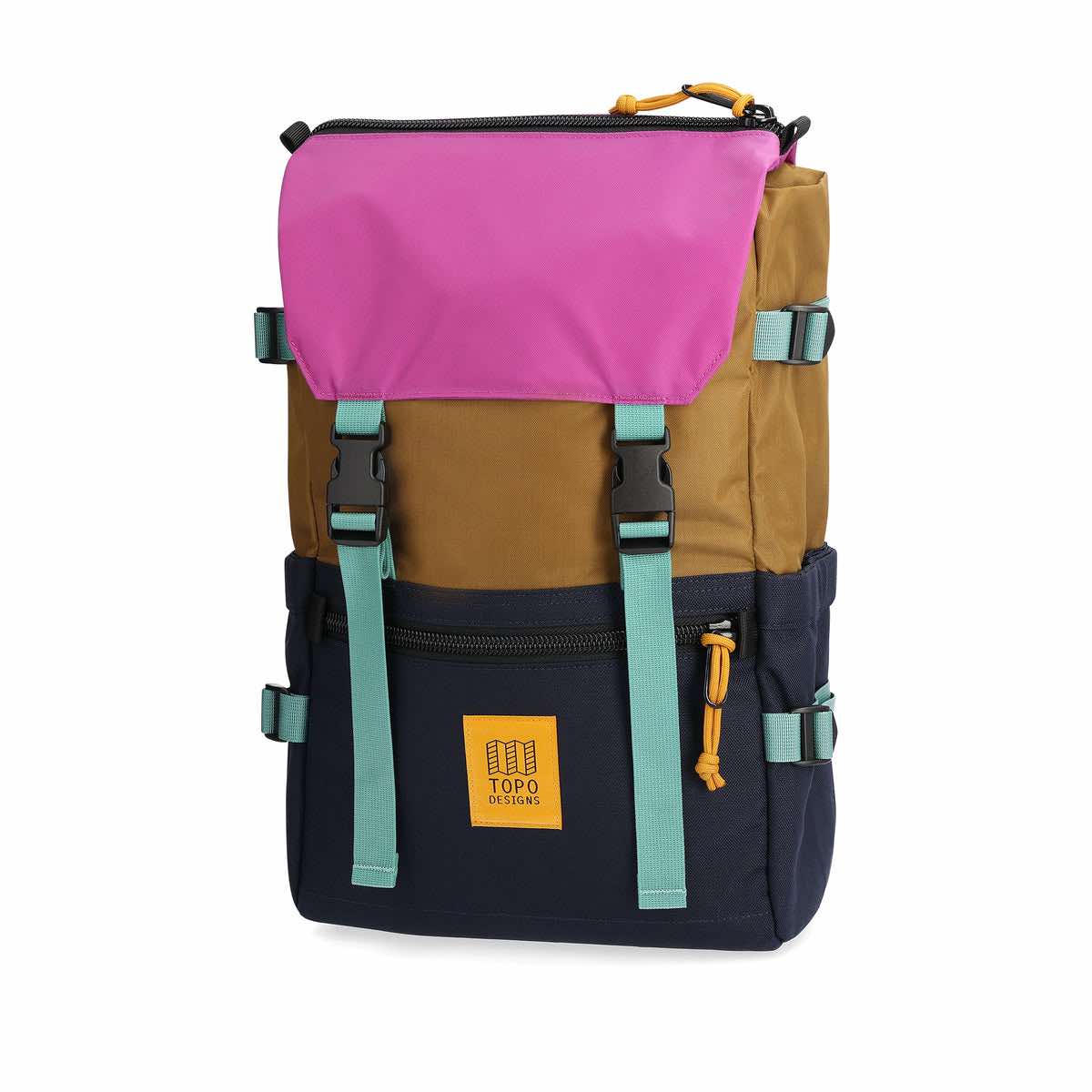 TOPO DESIGNS ROVER PACK CLASSIC - DARK KHAKI / NAVY