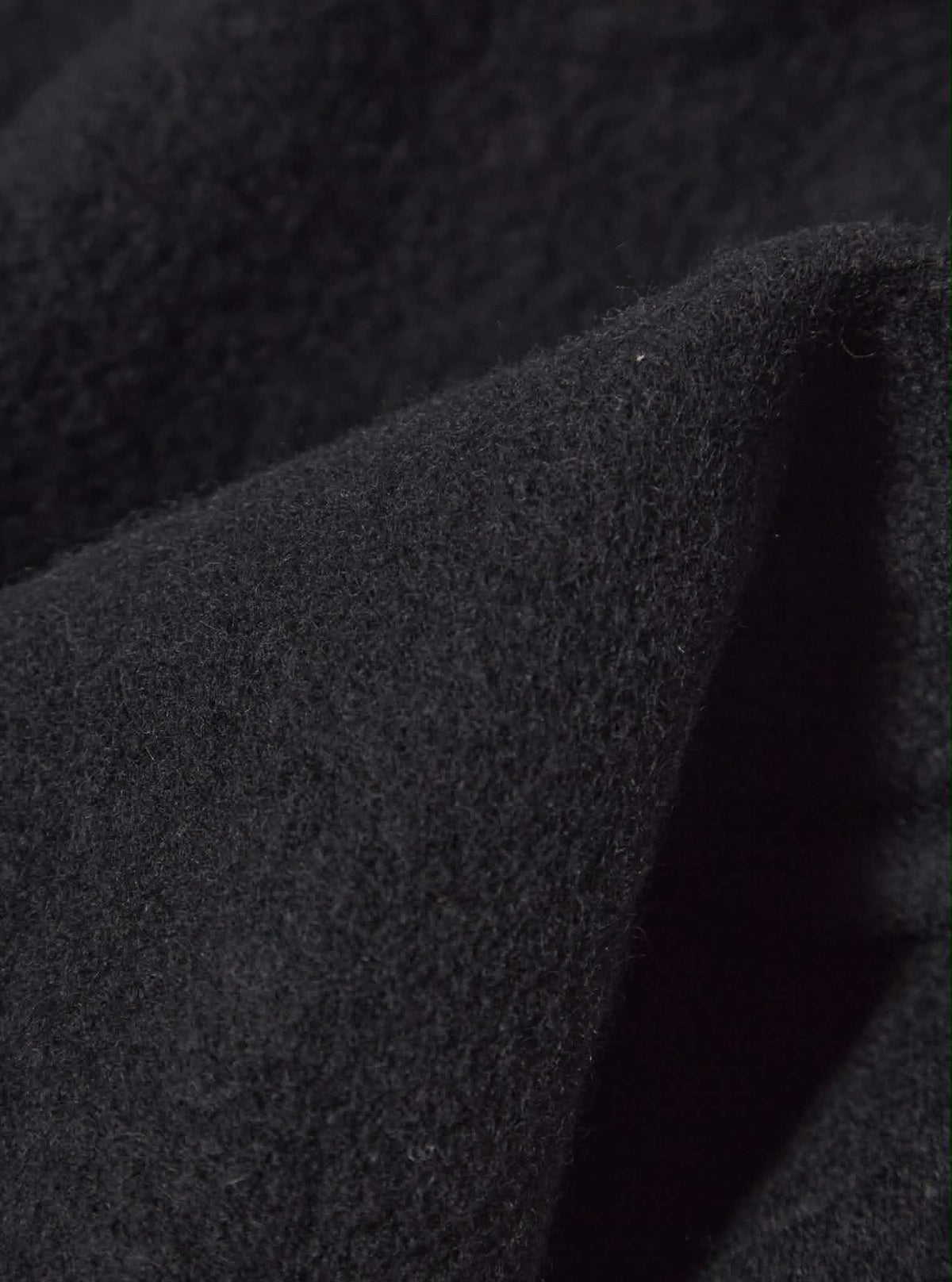 UNIVERSAL WORKS FIELD JACKET WOOL FLEECE - BLACK