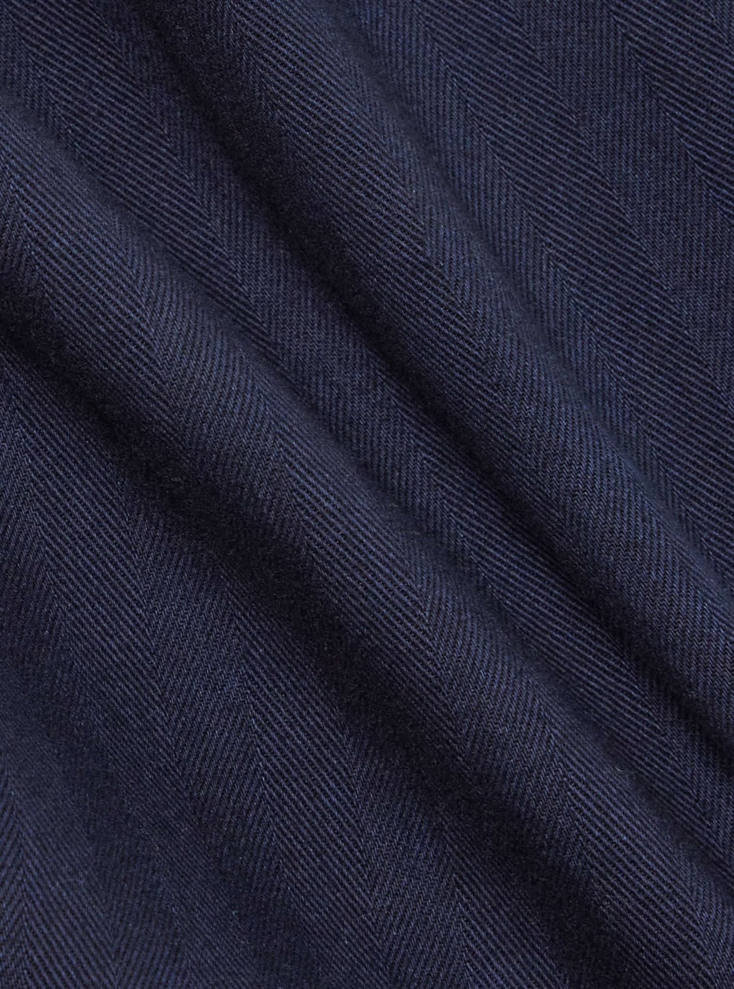 UNIVERSAL WORKS L/S UTILITY SHIRT HERRINGBONE - INDIGO