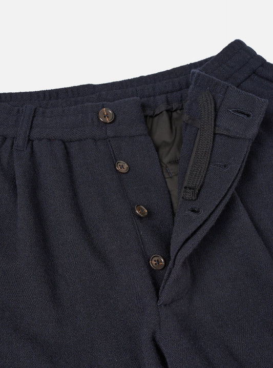 UNIVERSAL WORKS LINDBERG PANT ROBIN WOOL MIX - DARK NAVY