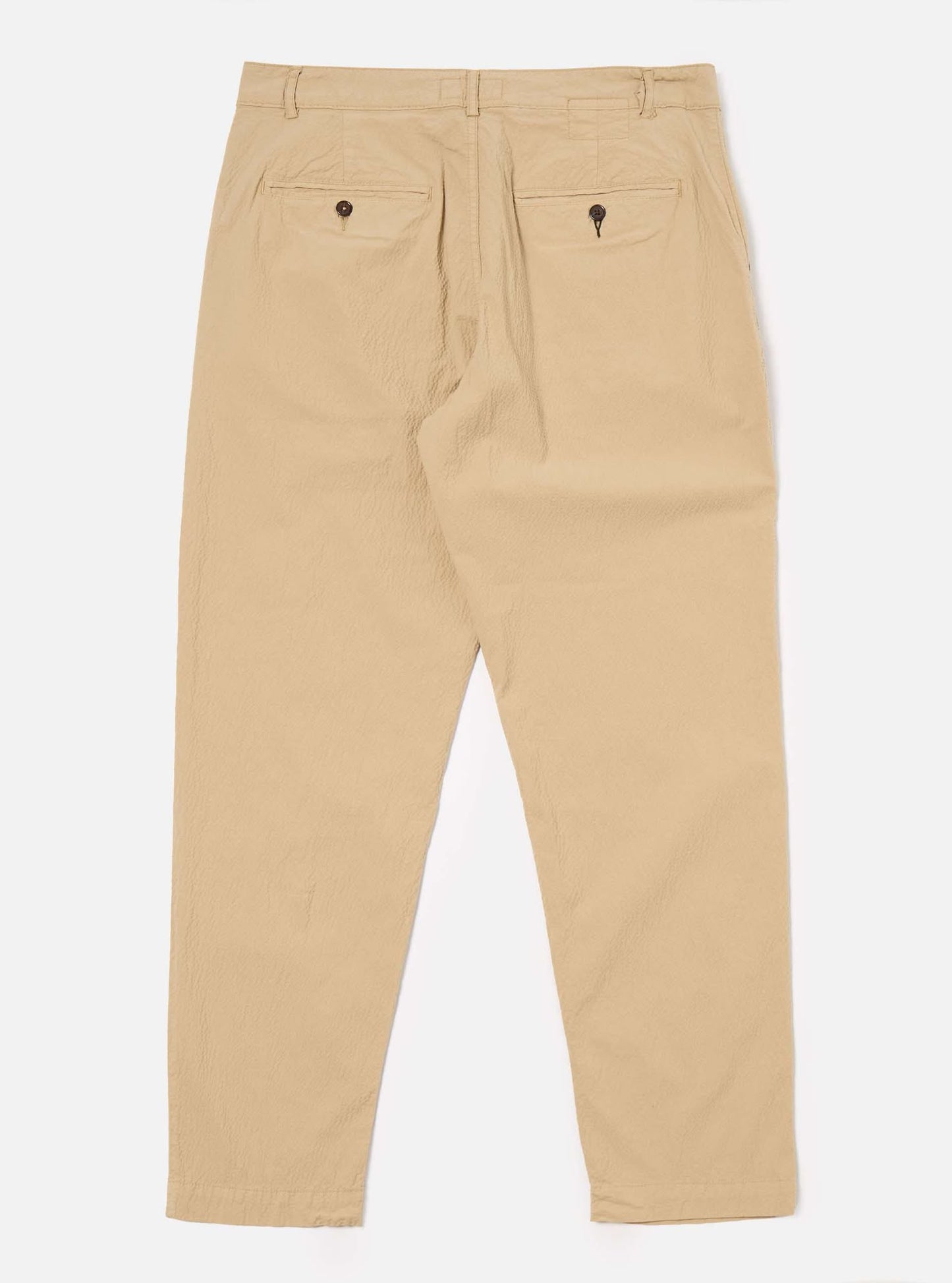 UNIVERSAL WORKS MILITARY CHINO SEERSUCKER II - SAND