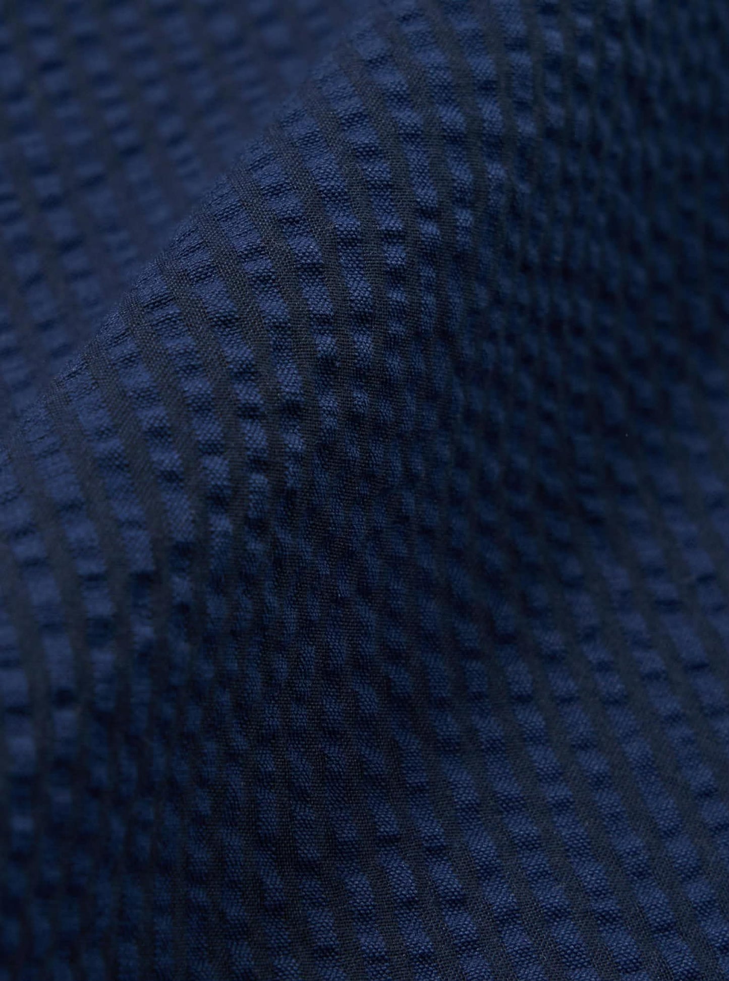 UNIVERSAL WORKS OXFORD PANT DERBY STRIPE - NAVY