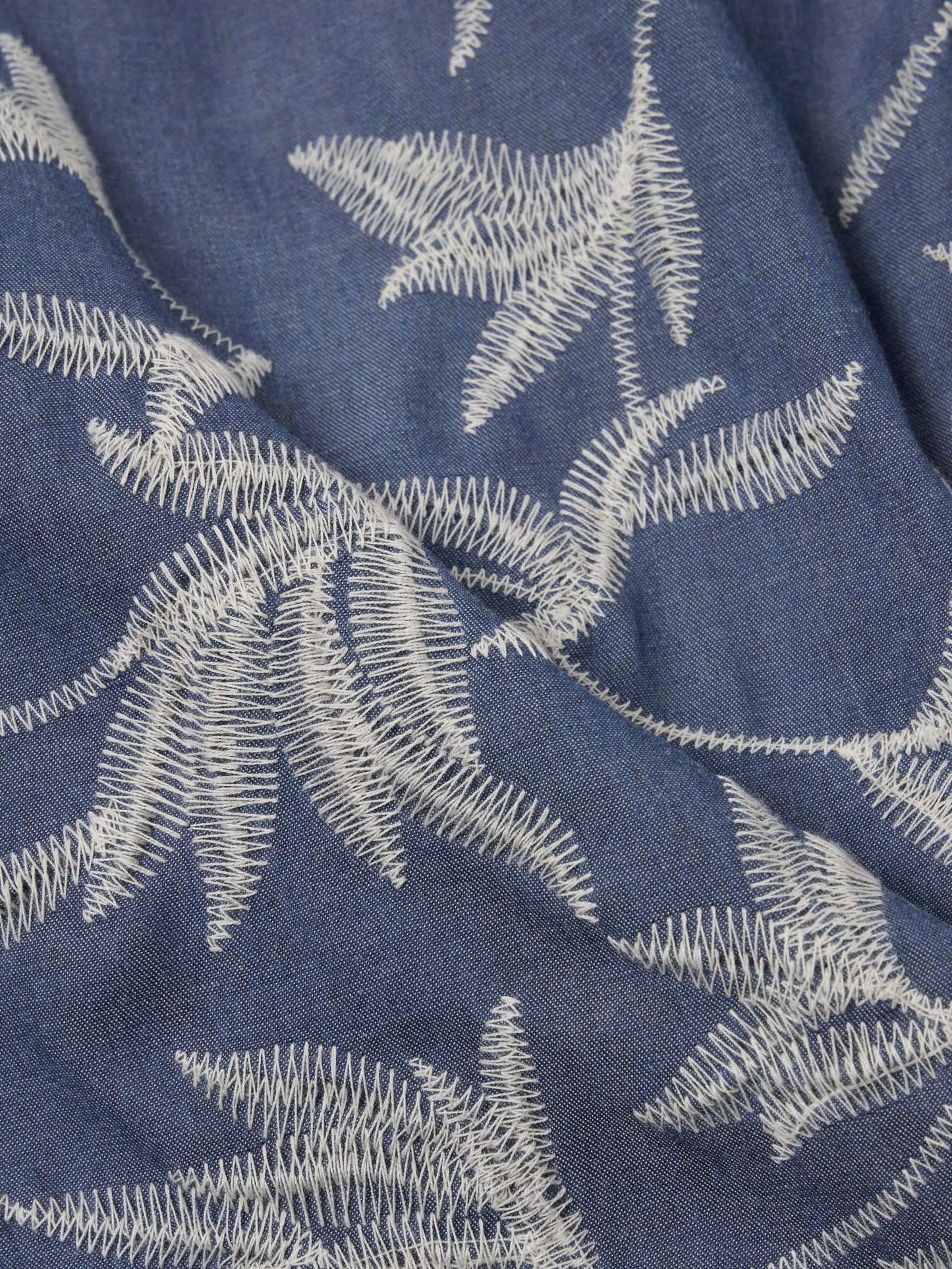 UNIVERSAL WORKS ROAD SHIRT SUMMER JUNGLE COTTON - INDIGO