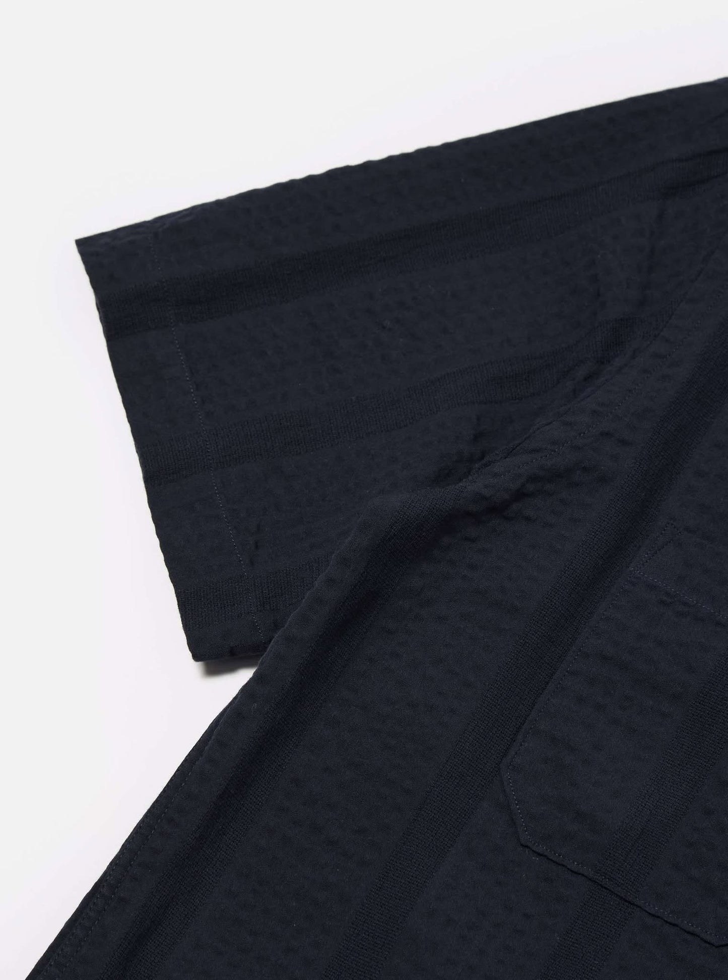 UNIVERSAL WORKS SAL ROAD SHIRT MAUI COTTON - NAVY