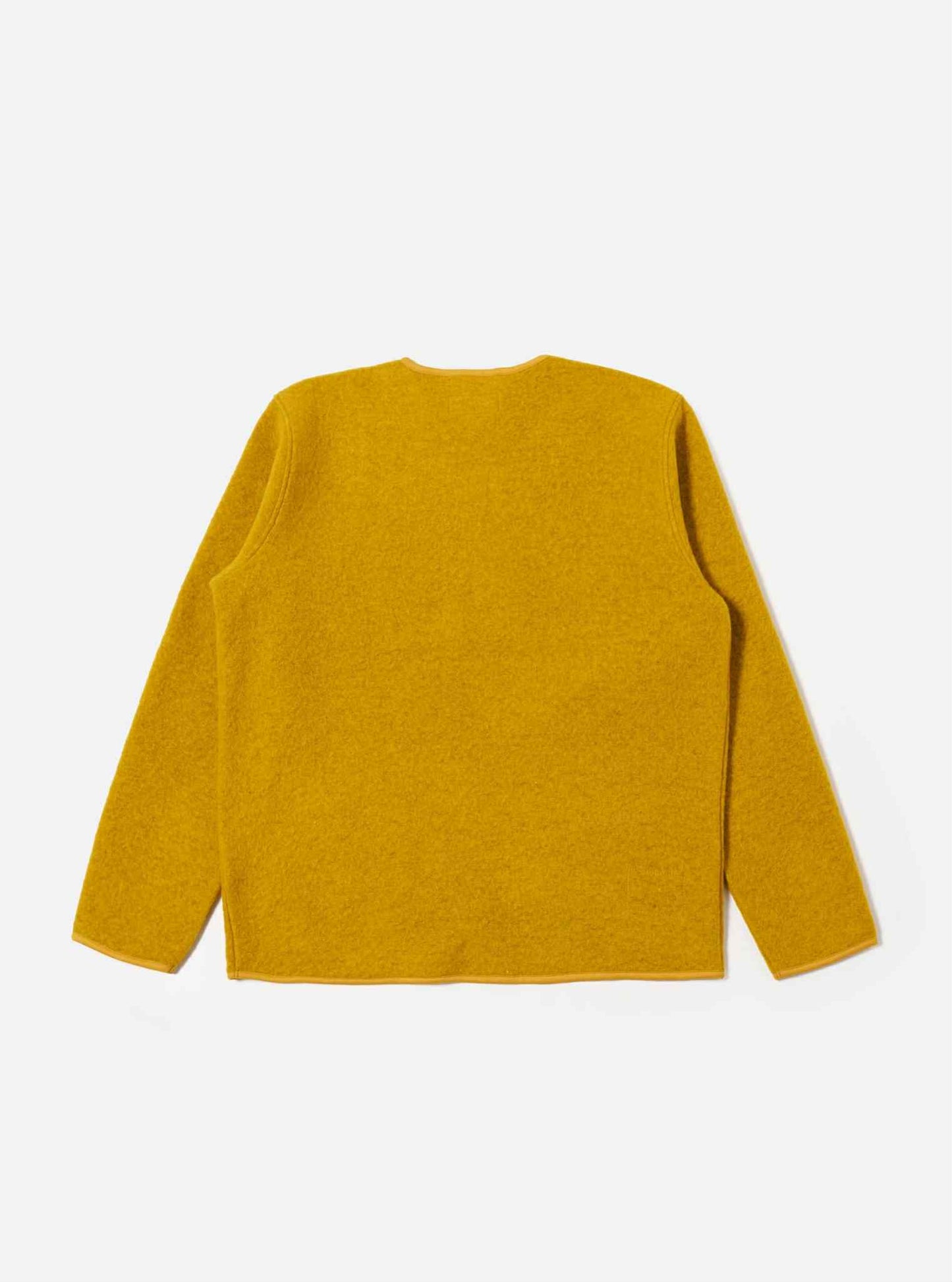 UNIVERSAL WORKS ZIP LINER JACKET FLEECE - YELLOW