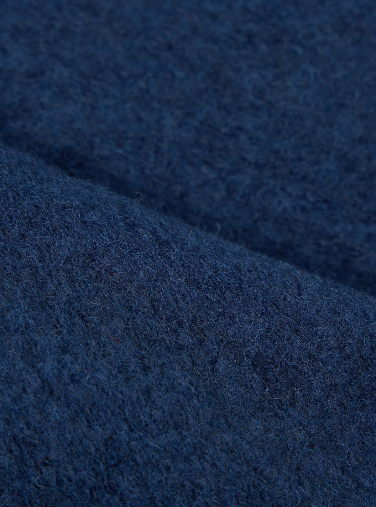 UNIVERSAL WORKS ZIP WAISTCOAT WOOL FLEECE - INDIGO