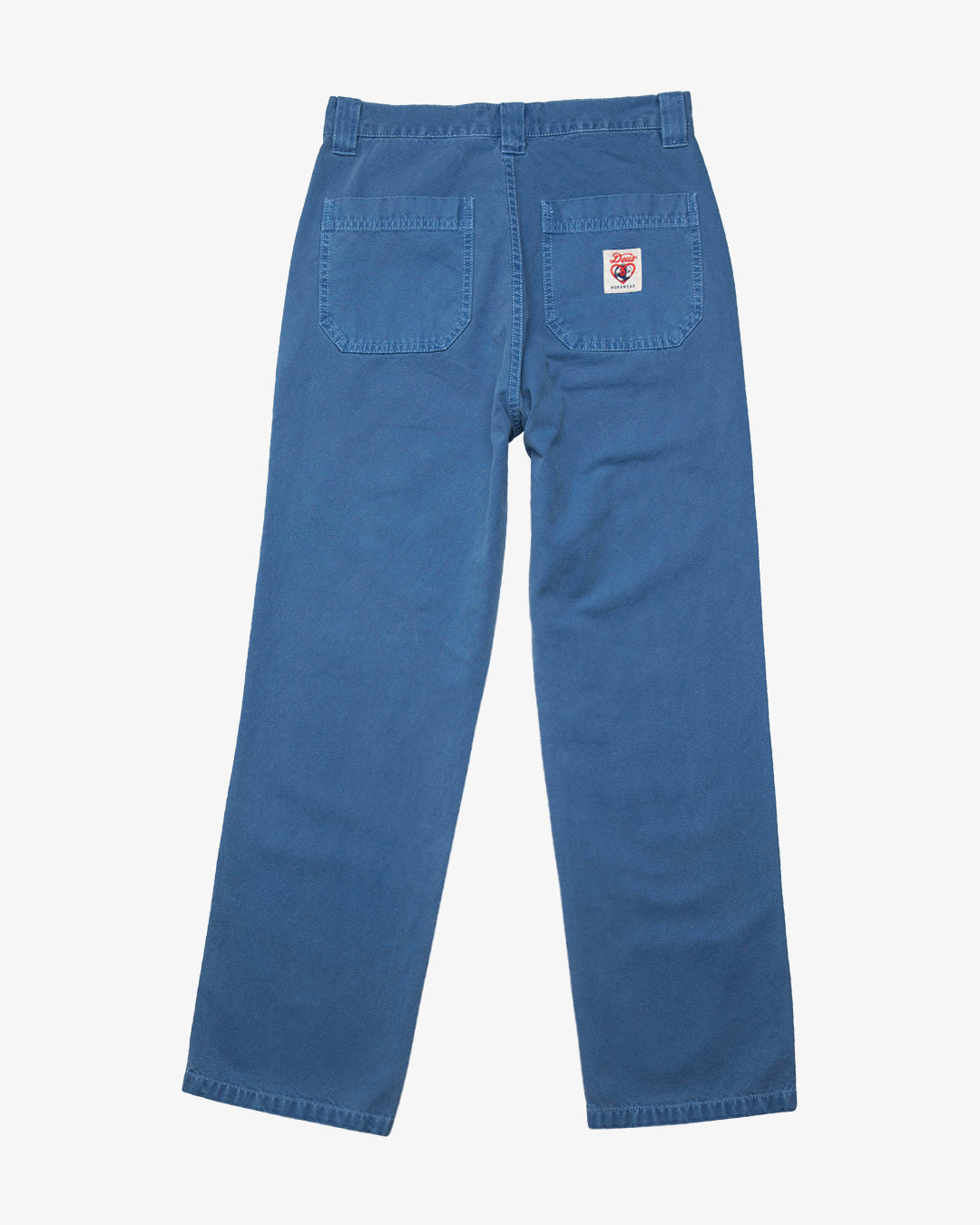DEUS WOMENS CANVAS MASTER PANT - OVERDYED LIGHT INDIGO