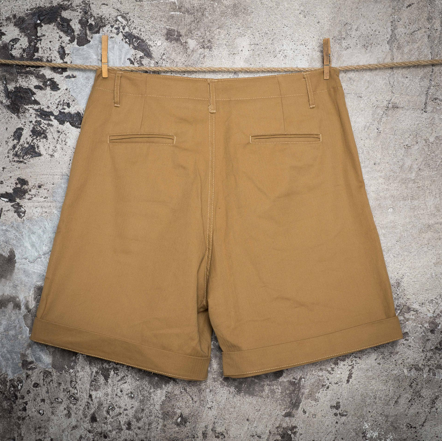 FLEURS DE BAGNE LE SHORT CHINO HBT - CAMEL