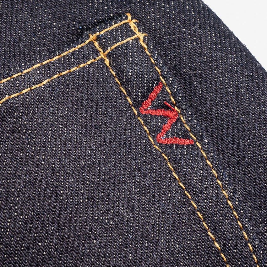 IRON HEART IH-888-XHS 25 OZ MEDIUM / HIGH RISE TAPERED CUT JEANS - INDIGO