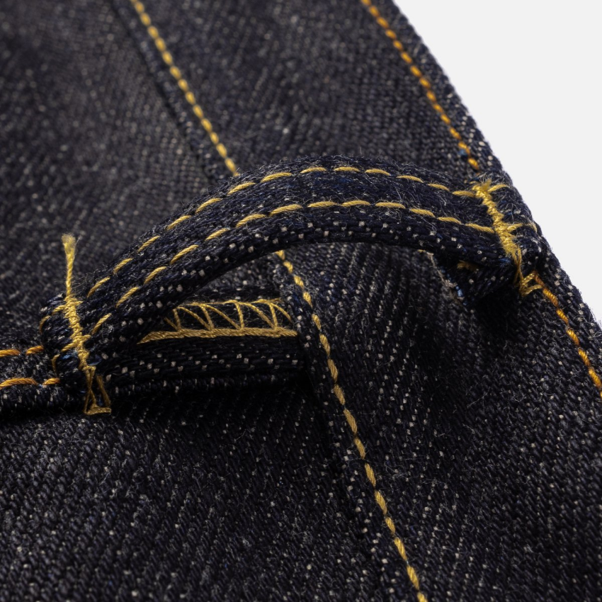 IRON HEART IH-888-XHS 25 OZ MEDIUM / HIGH RISE TAPERED CUT JEANS - INDIGO