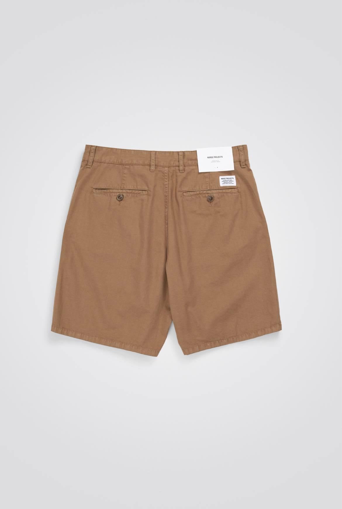 NORSE PROJECTS AROS REGULAR LIGHT SHORTS - UTILITY KHAKI