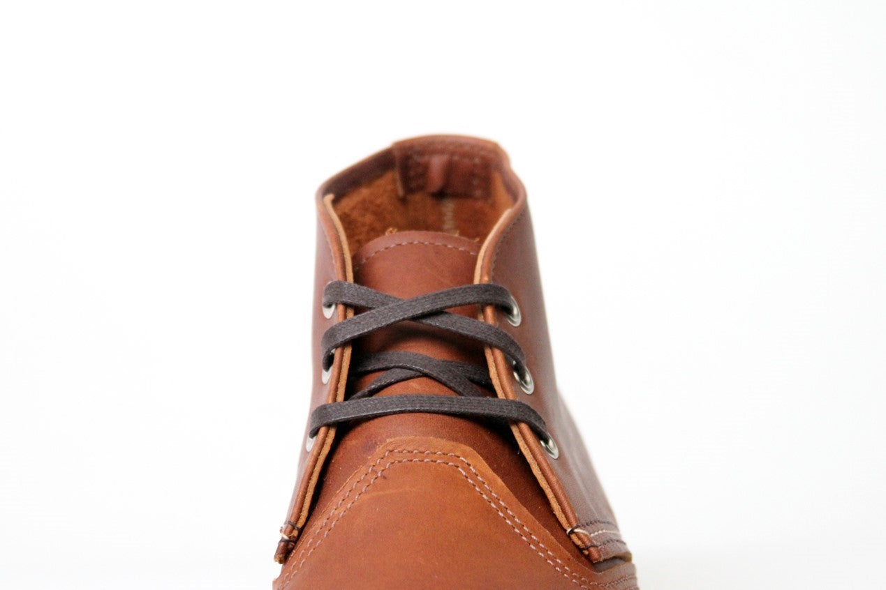 RED WING SHOES FLAT WAXED LACES 48 INCH 97138 - BROWN