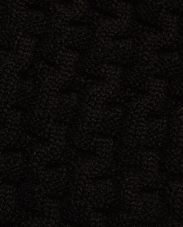 S.N.S. HERNING STARK CARDIGAN - BLACK VOID