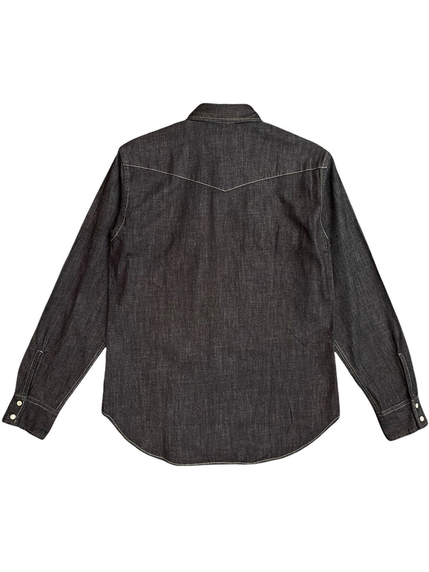 TELLASON COWBOY SHIRT DENIM - UNWASHED