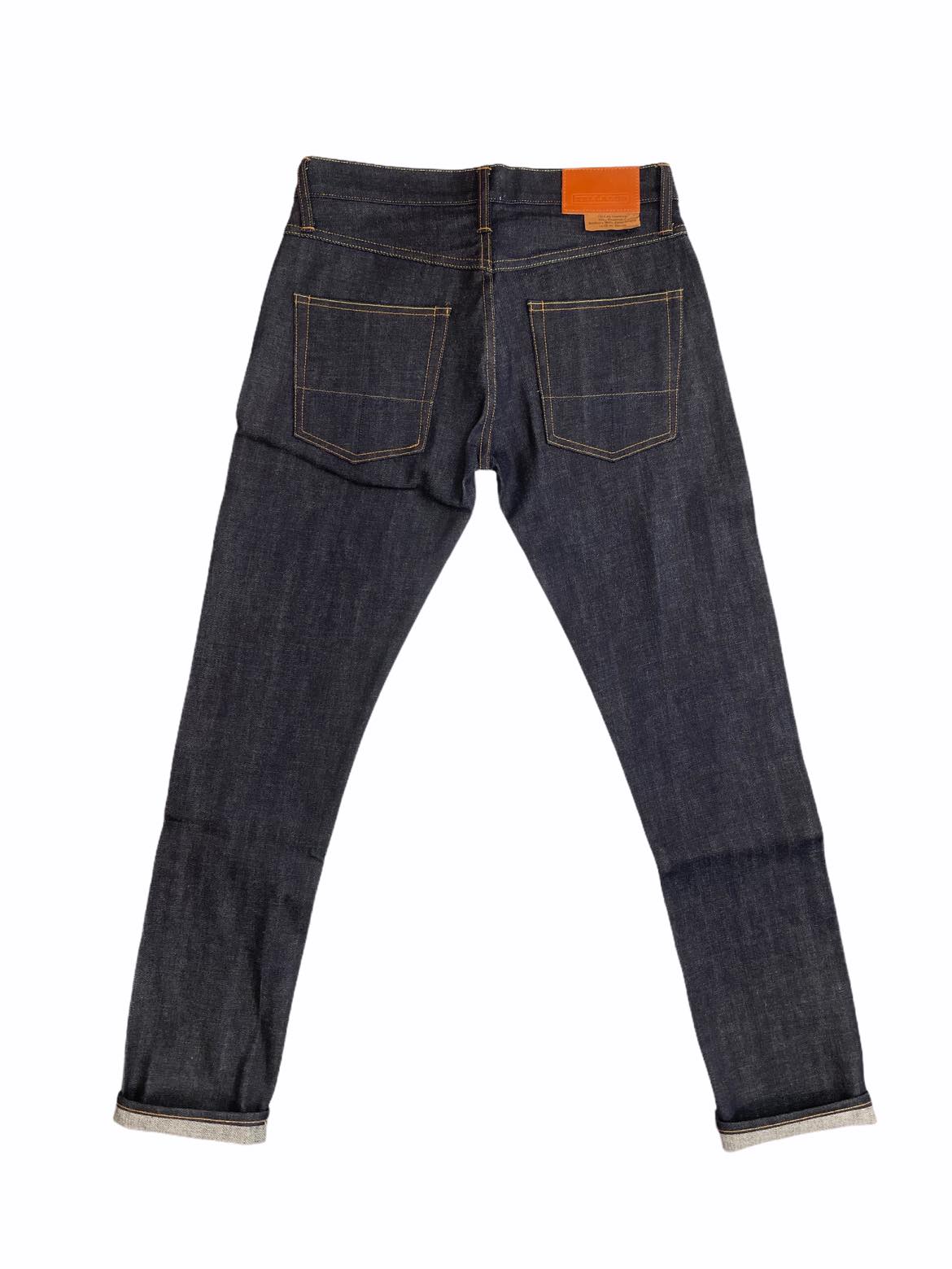 TELLASON GUSTAVE SLIM TAPERED SELVEDGE JEANS 14.75 OZ