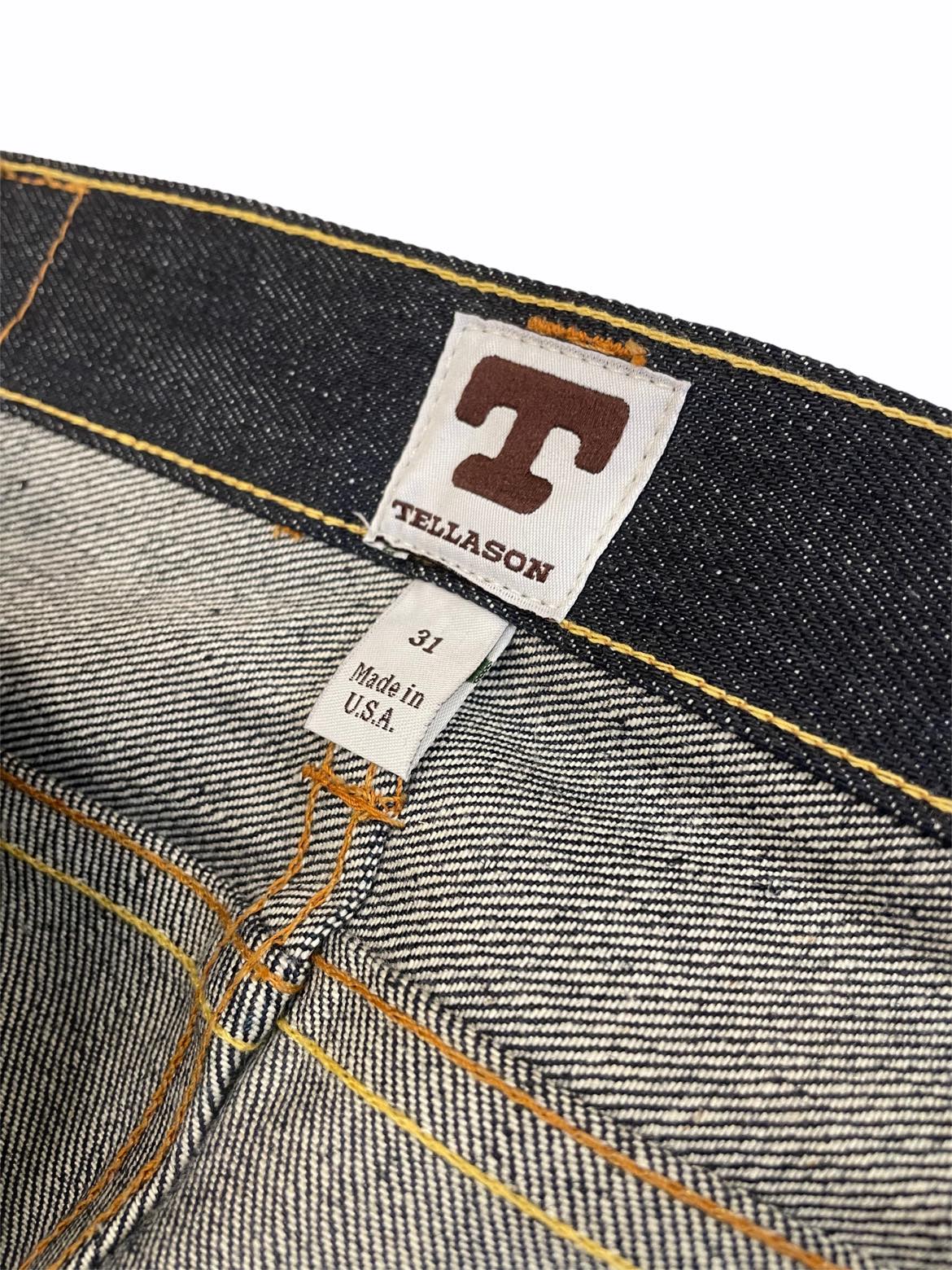 TELLASON LADBROKE GROVE SLIM TAPERED SELVEDGE JEANS 16.5 OZ