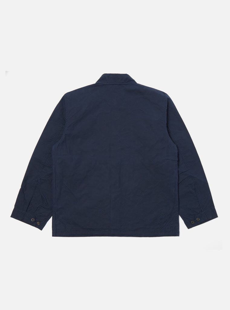 UNIVERSAL WORKS WAYFARER JACKET AERO WAX COTON - NAVY