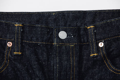 OMOTO DENIM 0411 STRAIGHT FIT 15.5 OZ SLUB-NEP - ONE WASH