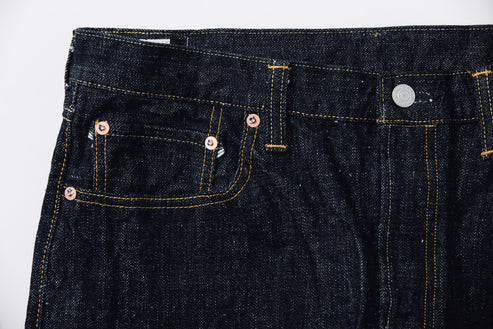 OMOTO DENIM 0411 STRAIGHT FIT 15.5 OZ SLUB-NEP - ONE WASH
