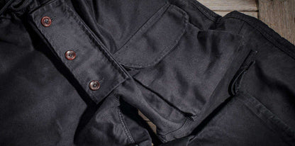 FLEURS DE BAGNE SUBMARINER EN MOLESKINE - STONED BLACK