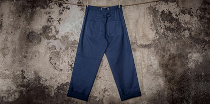 FLEURS DE BAGNE LE PANTALON CARGO HBT METIS - INDIGO